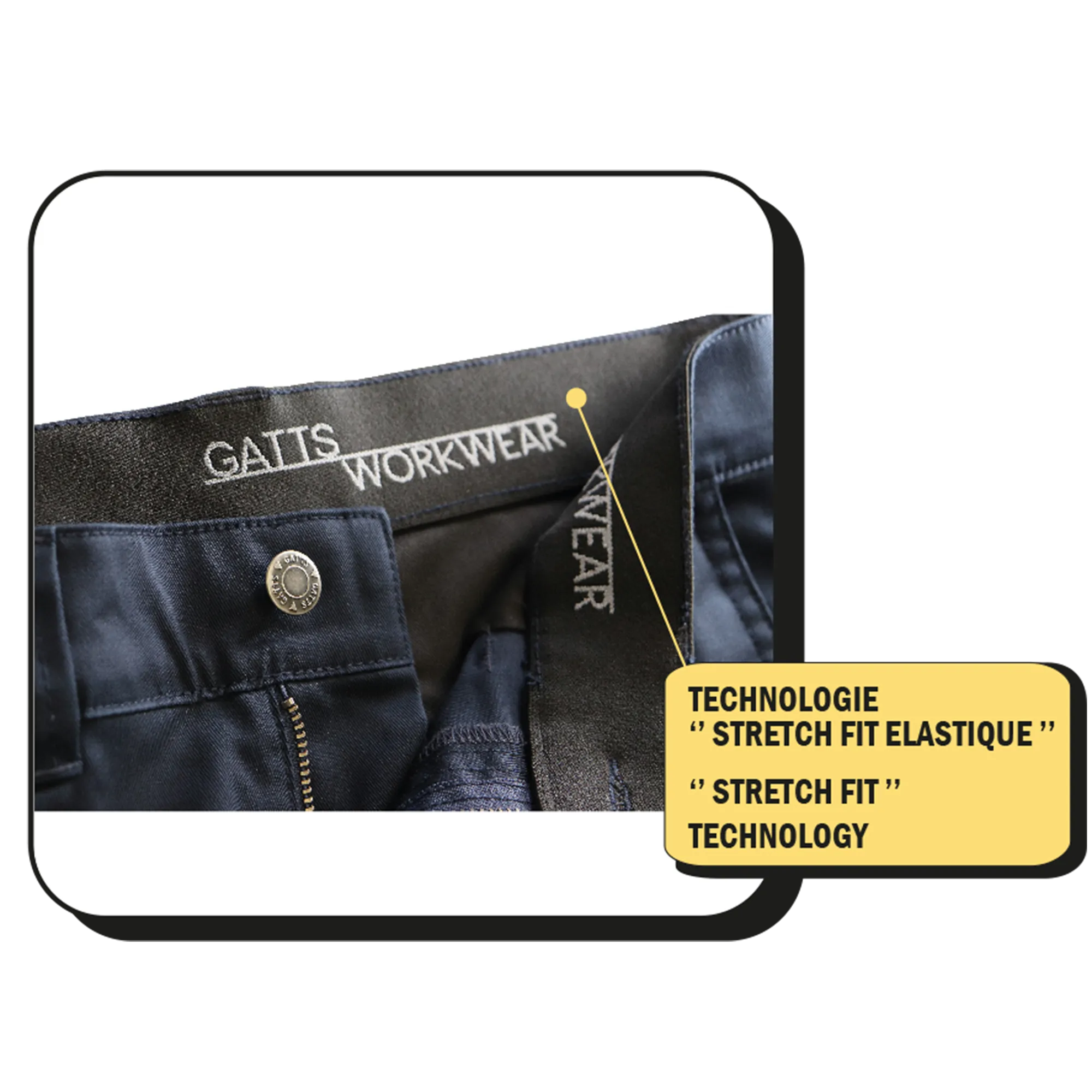 011EX - Pantalon travail cargo extensible||011EX - Workwear Stretch cargo pant