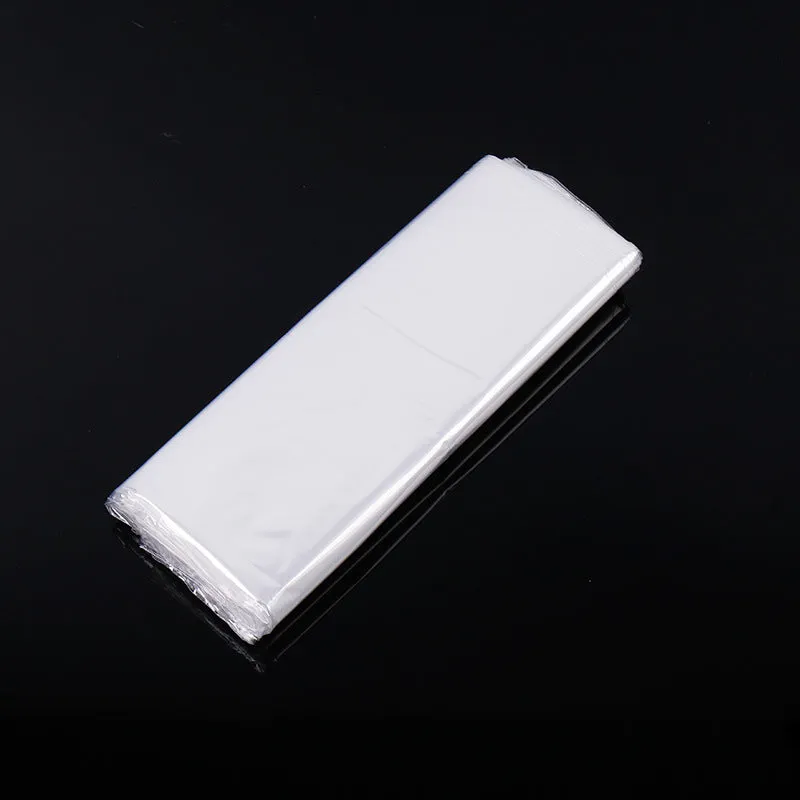 100Pcs PVC Heat Shrink Film Bags DIY Hair Dryer Heat Seal Flat Pocket Waterproof Storage Bags Remote Control Dust-proof Waterproof Heat Film