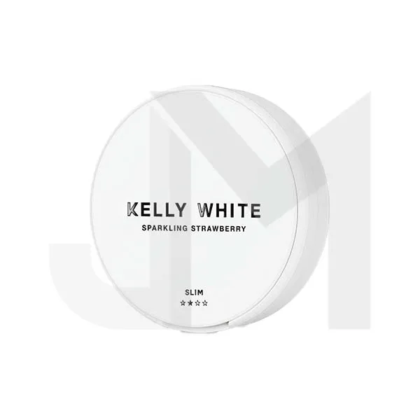 10mg Kelly White Medium Slim Nicotine Pouches - 20 Pouches