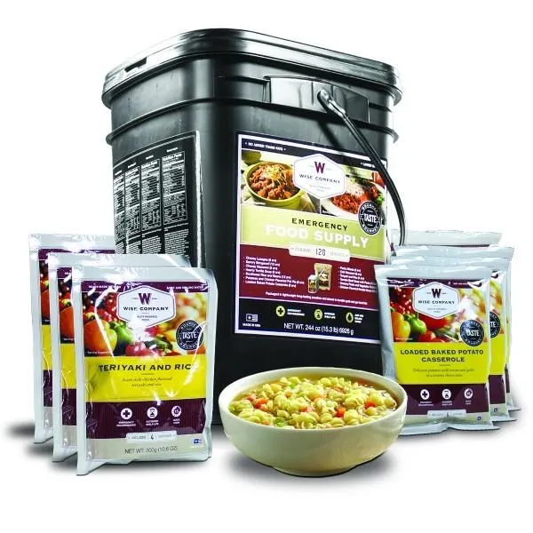 120 Serving- Entree Only Grab n' Go Bucket