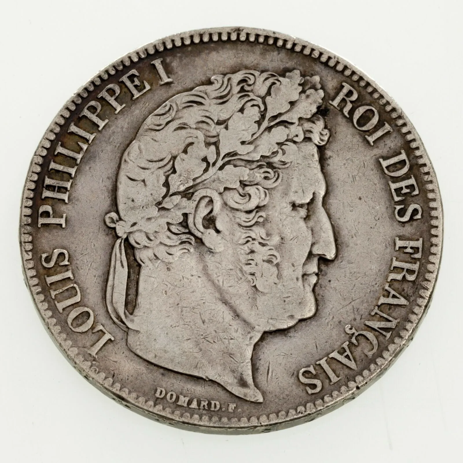 1831-1839 France 5 Francs Silver Coin Lot of 2, KM 735.1, 749.7