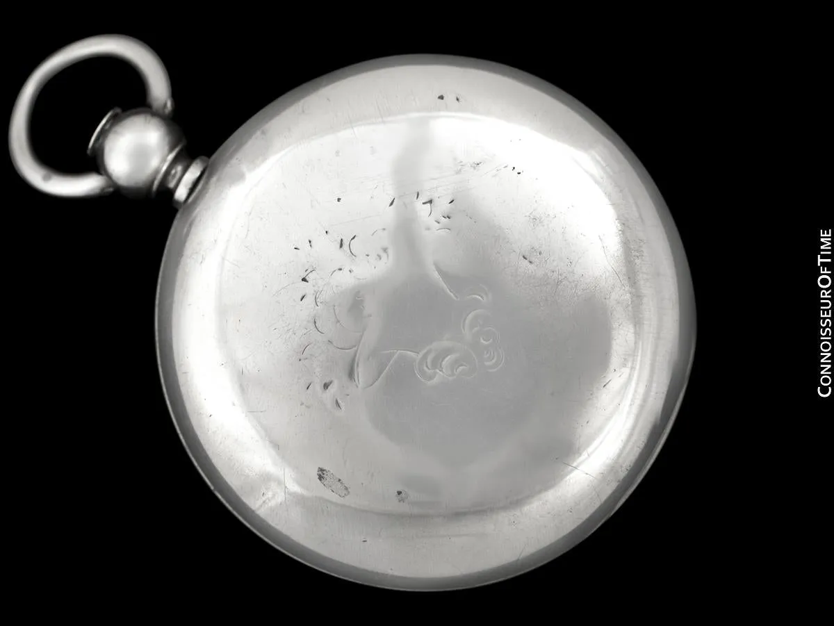 1864 Waltham P.S. Bartlett Civil War 18 size Coin Silver Pocket Watch - Same Brand Given to Abraham Lincoln at Gettysburg