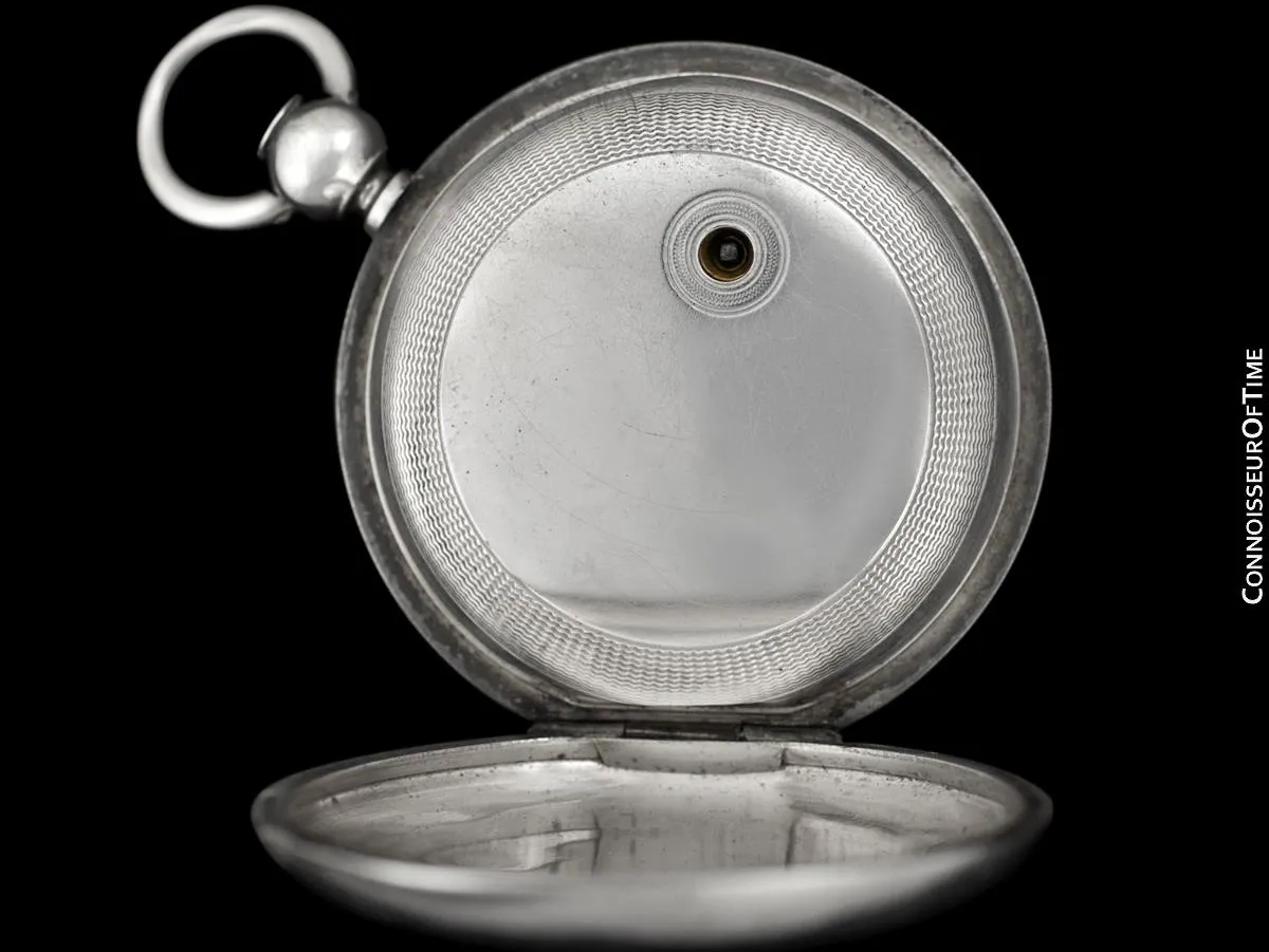 1864 Waltham P.S. Bartlett Civil War 18 size Coin Silver Pocket Watch - Same Brand Given to Abraham Lincoln at Gettysburg