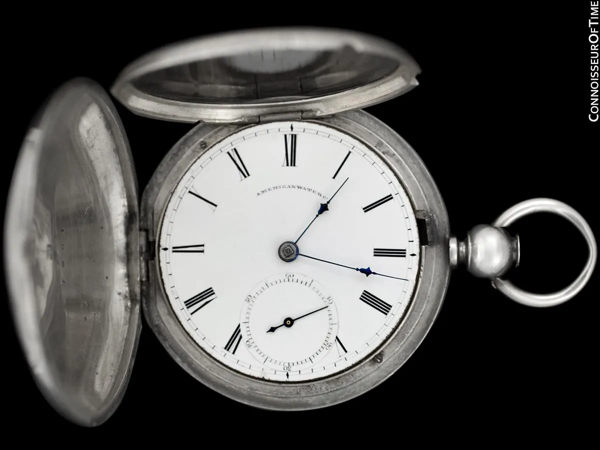 1864 Waltham P.S. Bartlett Civil War 18 size Coin Silver Pocket Watch - Same Brand Given to Abraham Lincoln at Gettysburg