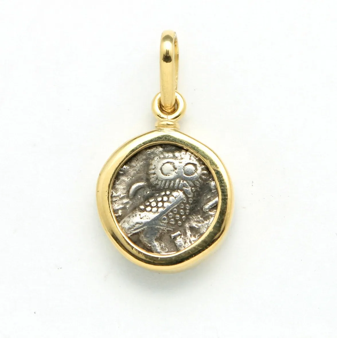 18K Pendant, Arabian Owl, ID14071
