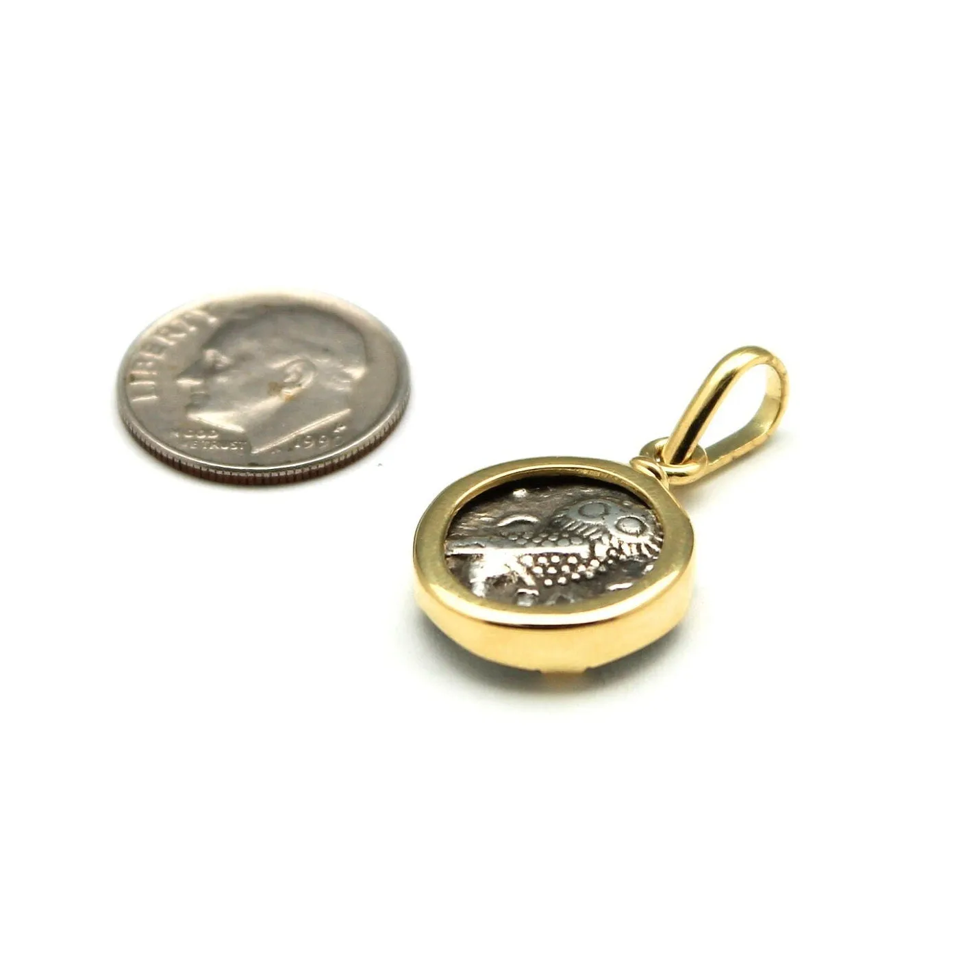 18K Pendant, Arabian Owl, ID14071