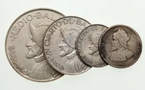 1904-1962 Panama Silver Coin Lot of 4 KM# 2, 10.2, 11.2, 12.2