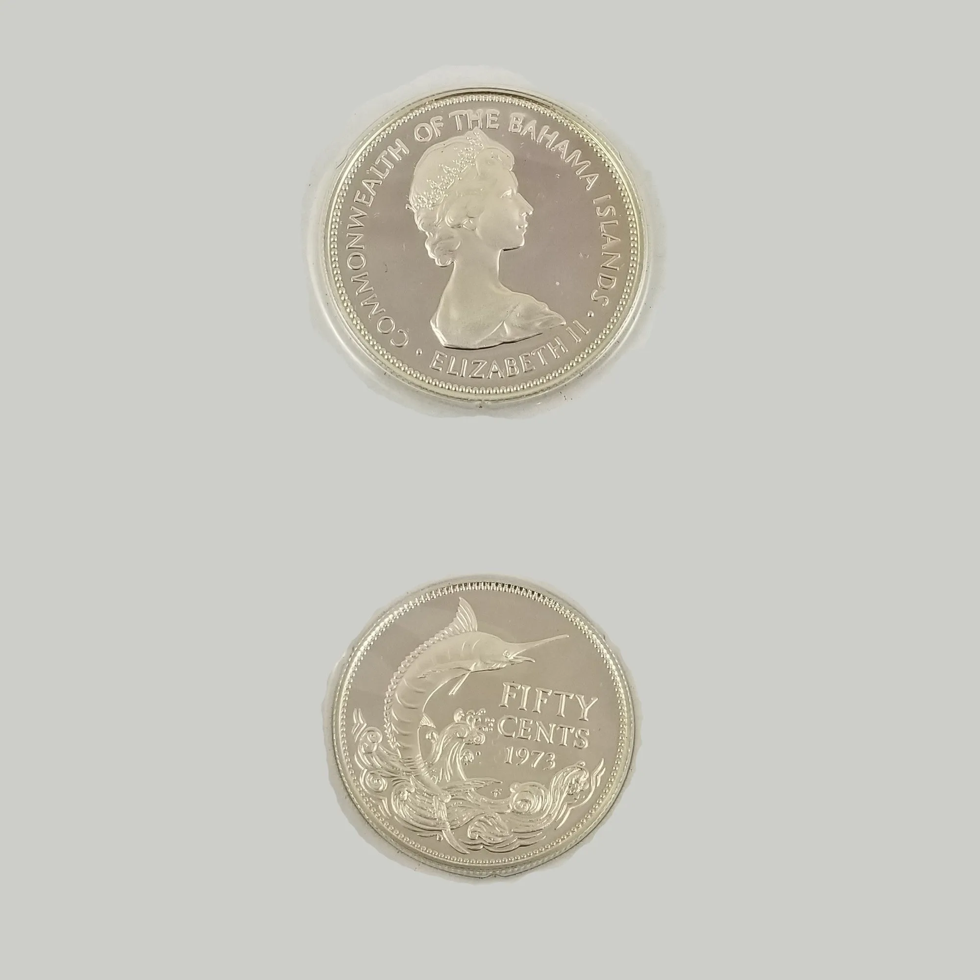 1973 Commonwealth of the Bahamas 9 Coin Proof Set Box Sleeve COA