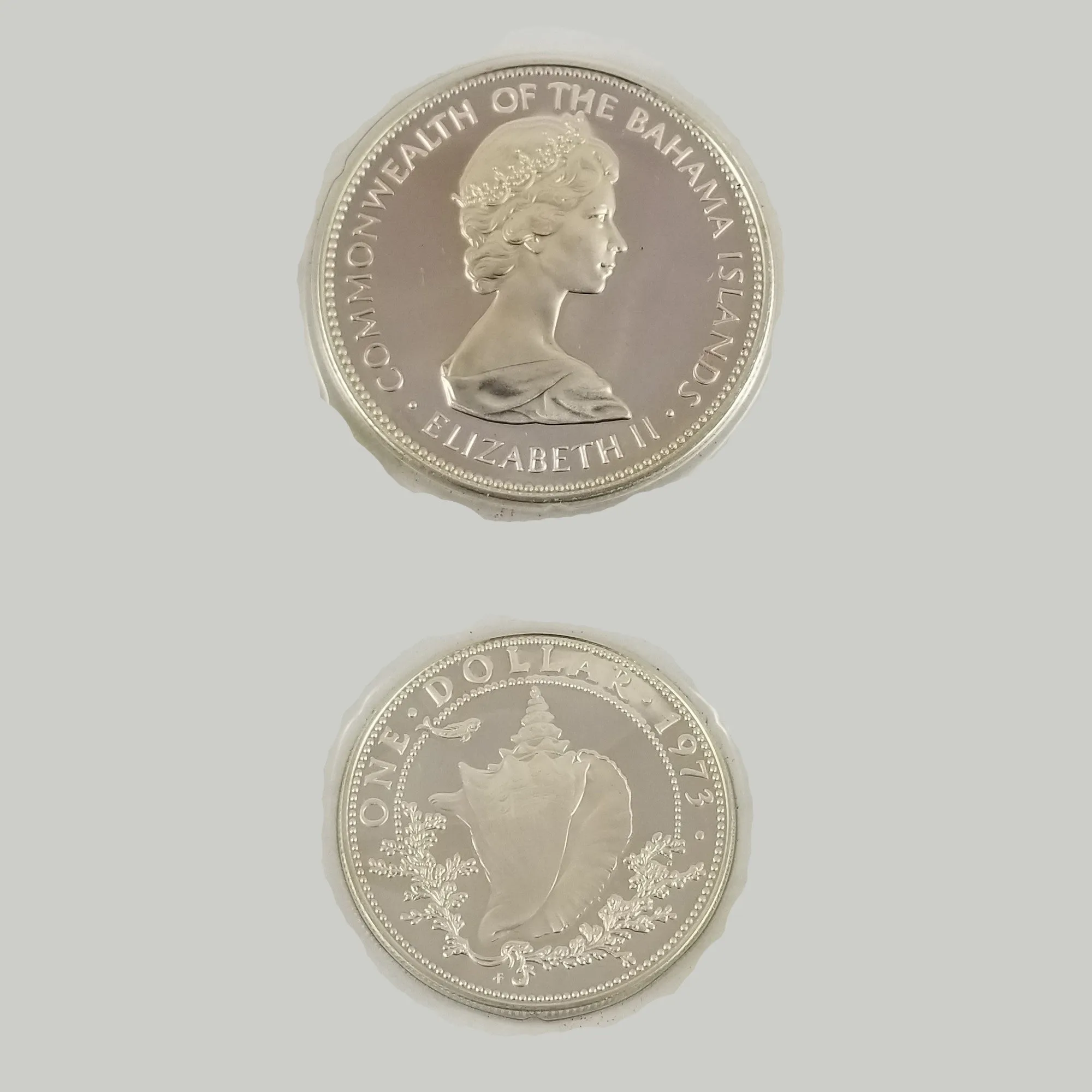 1973 Commonwealth of the Bahamas 9 Coin Proof Set Box Sleeve COA