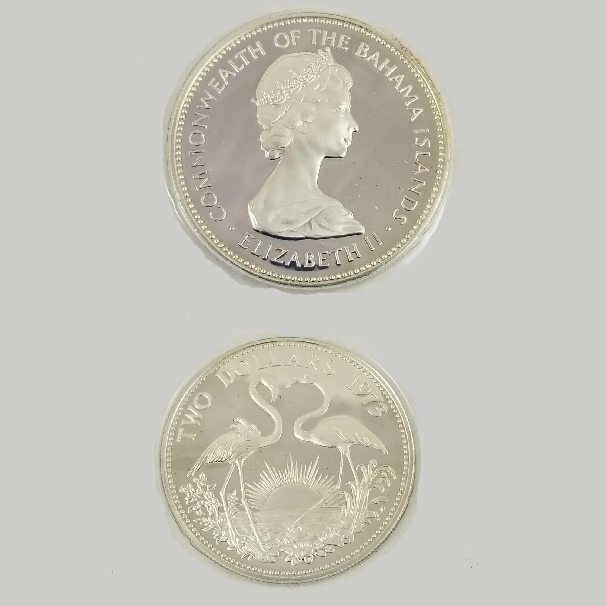 1973 Commonwealth of the Bahamas 9 Coin Proof Set Box Sleeve COA