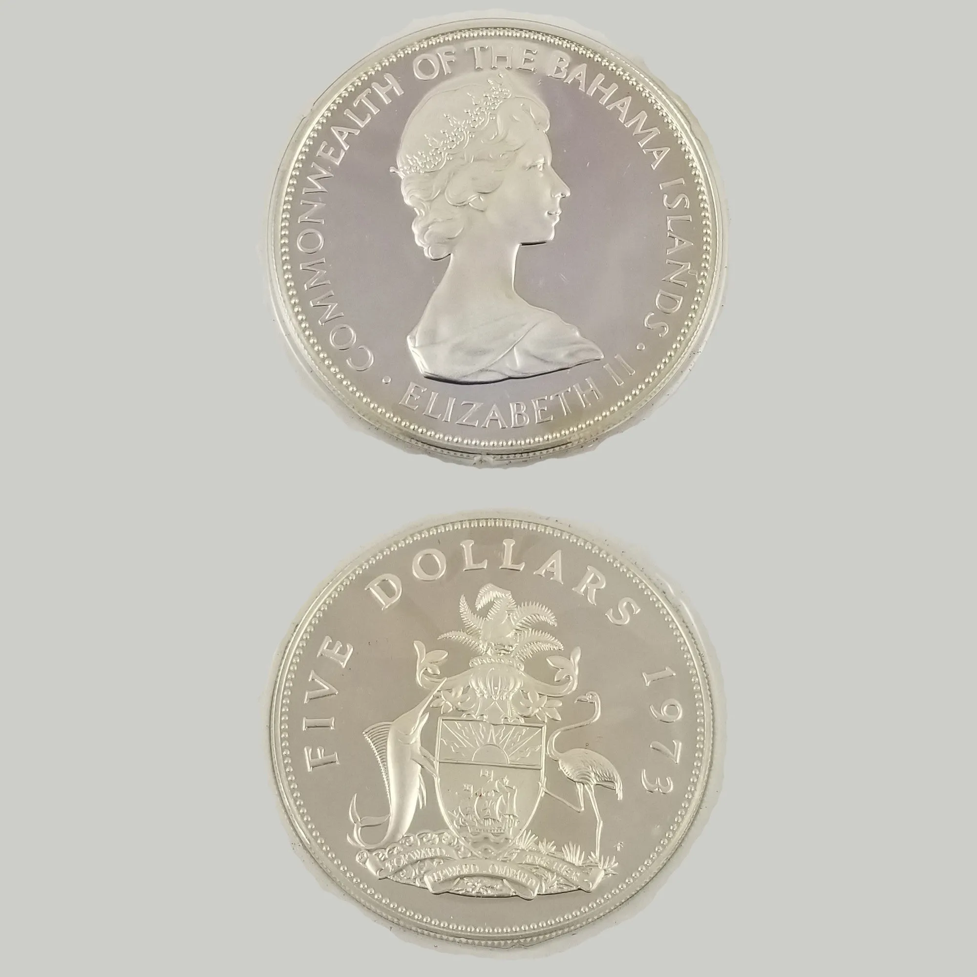 1973 Commonwealth of the Bahamas 9 Coin Proof Set Box Sleeve COA