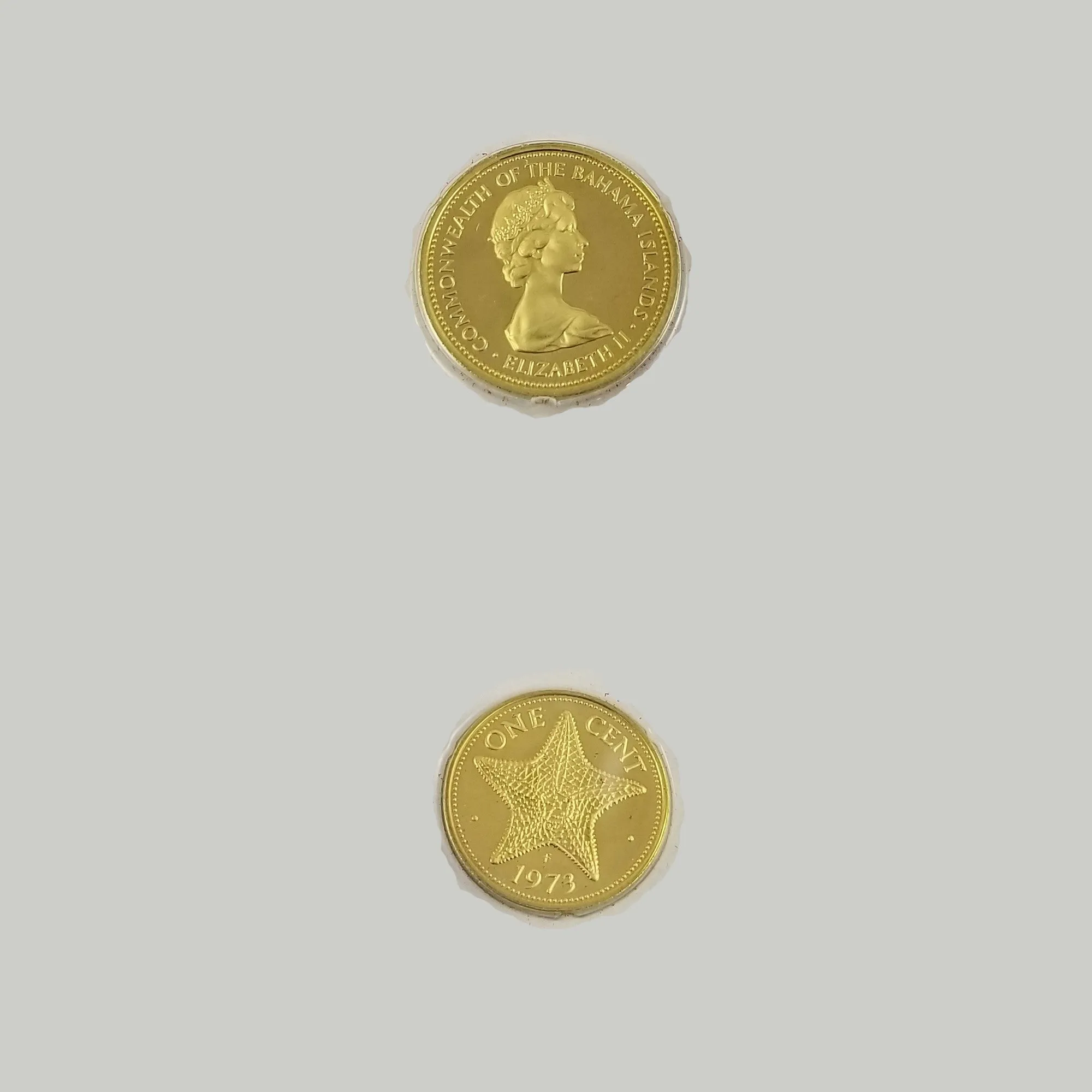 1973 Commonwealth of the Bahamas 9 Coin Proof Set Box Sleeve COA