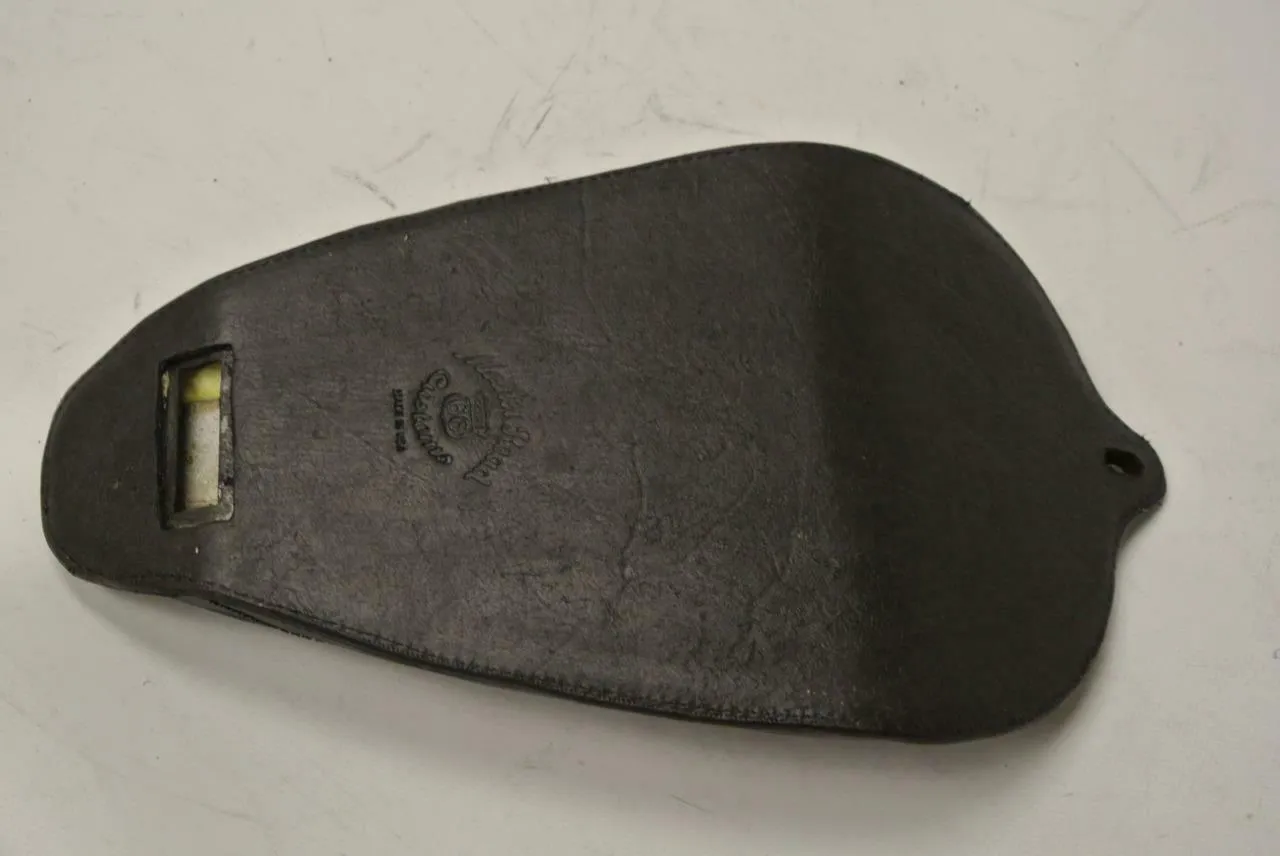 1982-2003 Harley Sportster Seat Antique Brown Oak Leaf Leather On The Frame USA