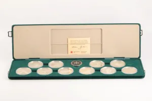 1988 Calgary Winter Olympics 999 Silver Coin Set (34.12g.)