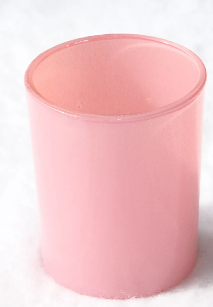 20 Pack Blush Pink Glass Votive Tealight Candle Holders House Party Cenrepiece Xmas Wedding Decor Glass Candlestick Party Decorations Bridal Valentines Event