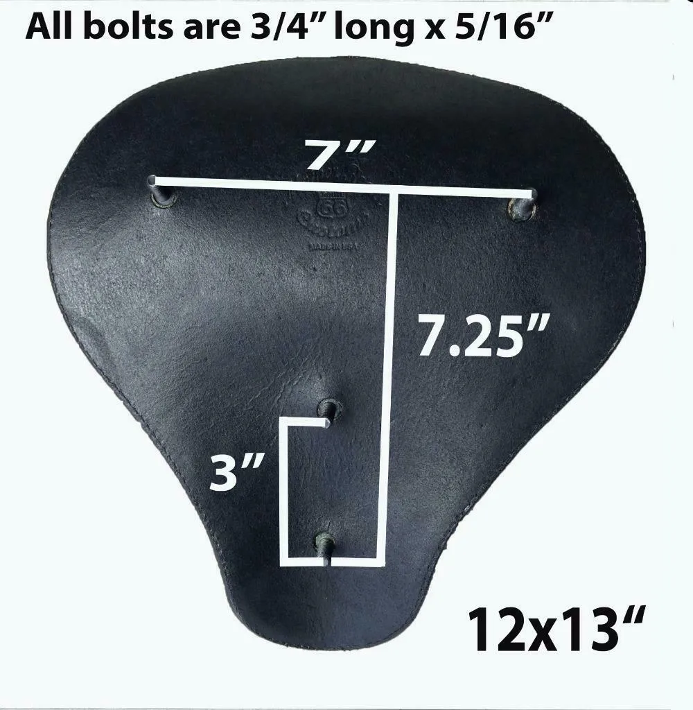 2004-2006 Sportster Harley Spring Solo Seat P-Pad Kit Ant Br Gator Leather bs