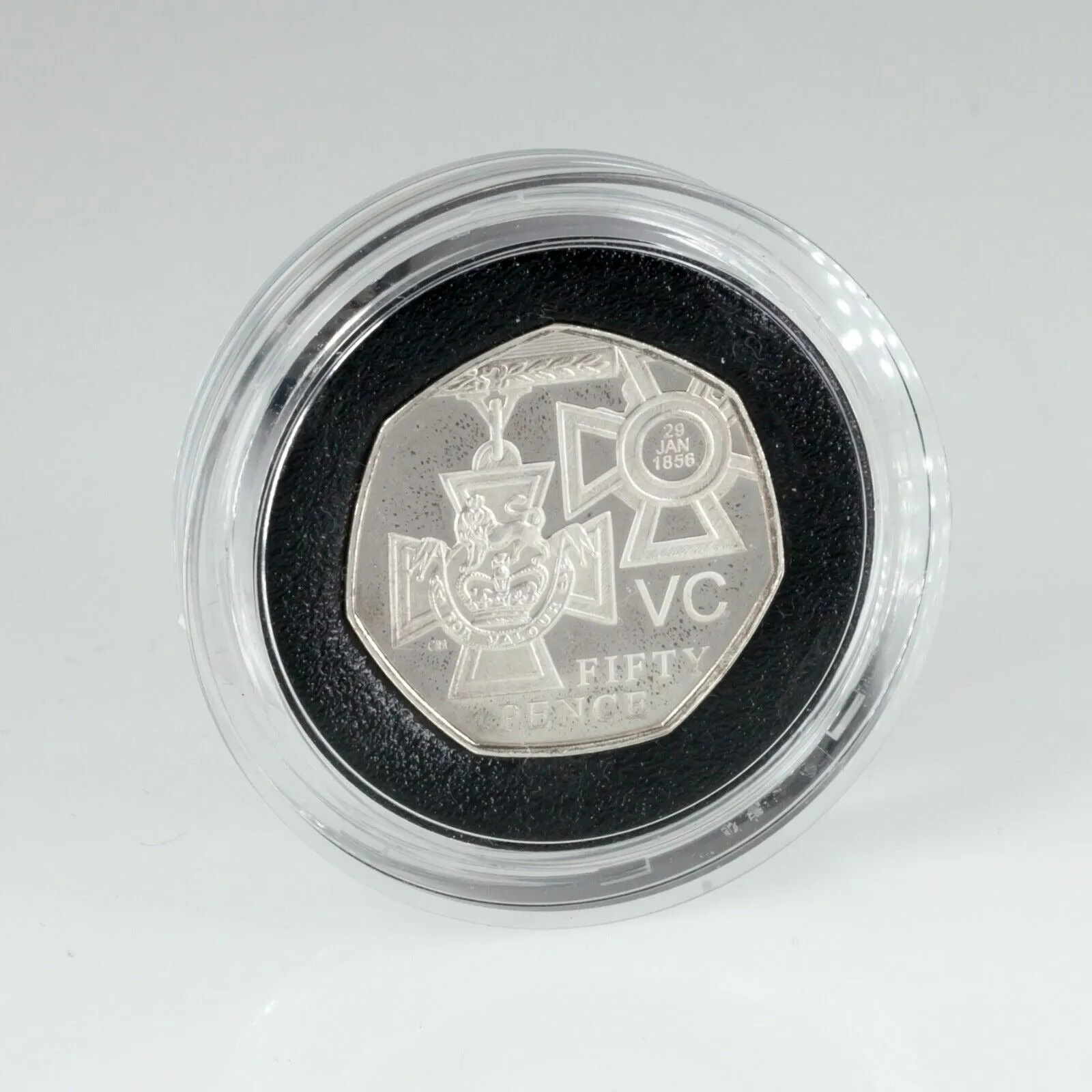 2006 Great Britain Silver 50 Pence Proof Piedfort Coin, Victoria Cross KM P53