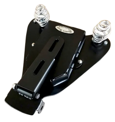 2007-2009 Harley Sportster Seat Conversion Kit P-Pad Antique Red Alligator ccs