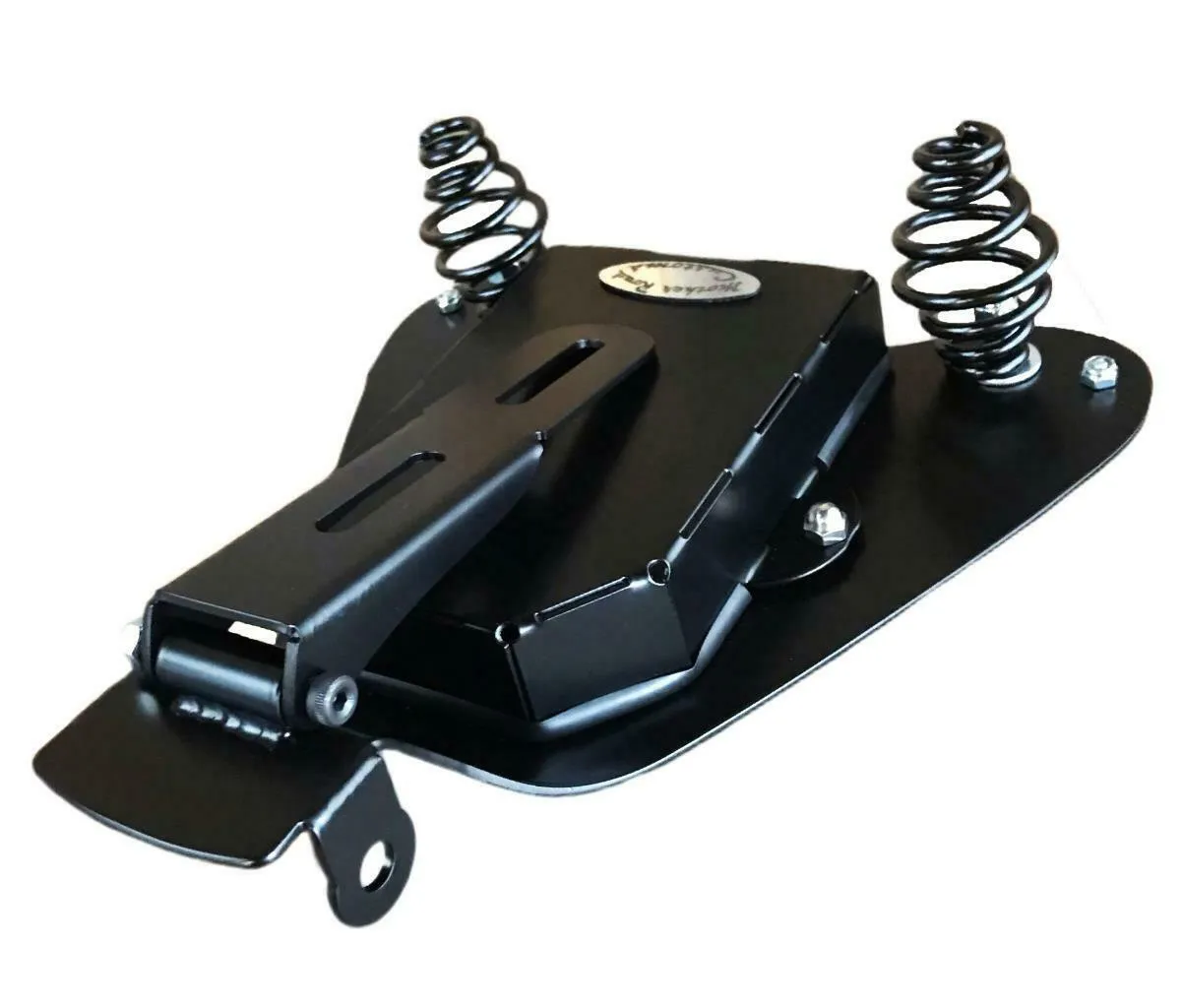2007-2009 Sportster Harley Spring Seat Mount Kit Ant Brn Oak Leaf Leather bcs