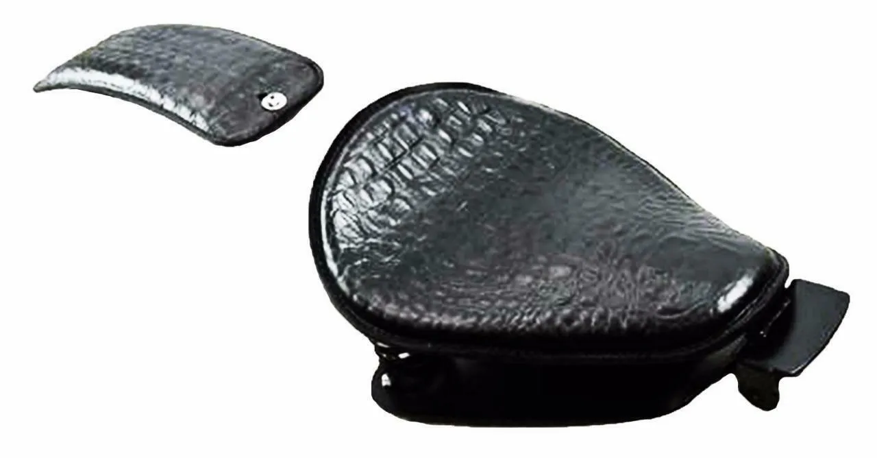 2010-2022 Sportster Harley Seat Black Alligator Nightster Iron pad Kit USA pcs