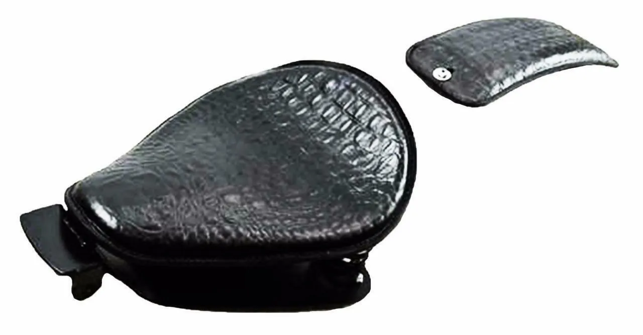 2010-2022 Sportster Harley Seat Black Alligator Nightster Iron pad Kit USA pcs