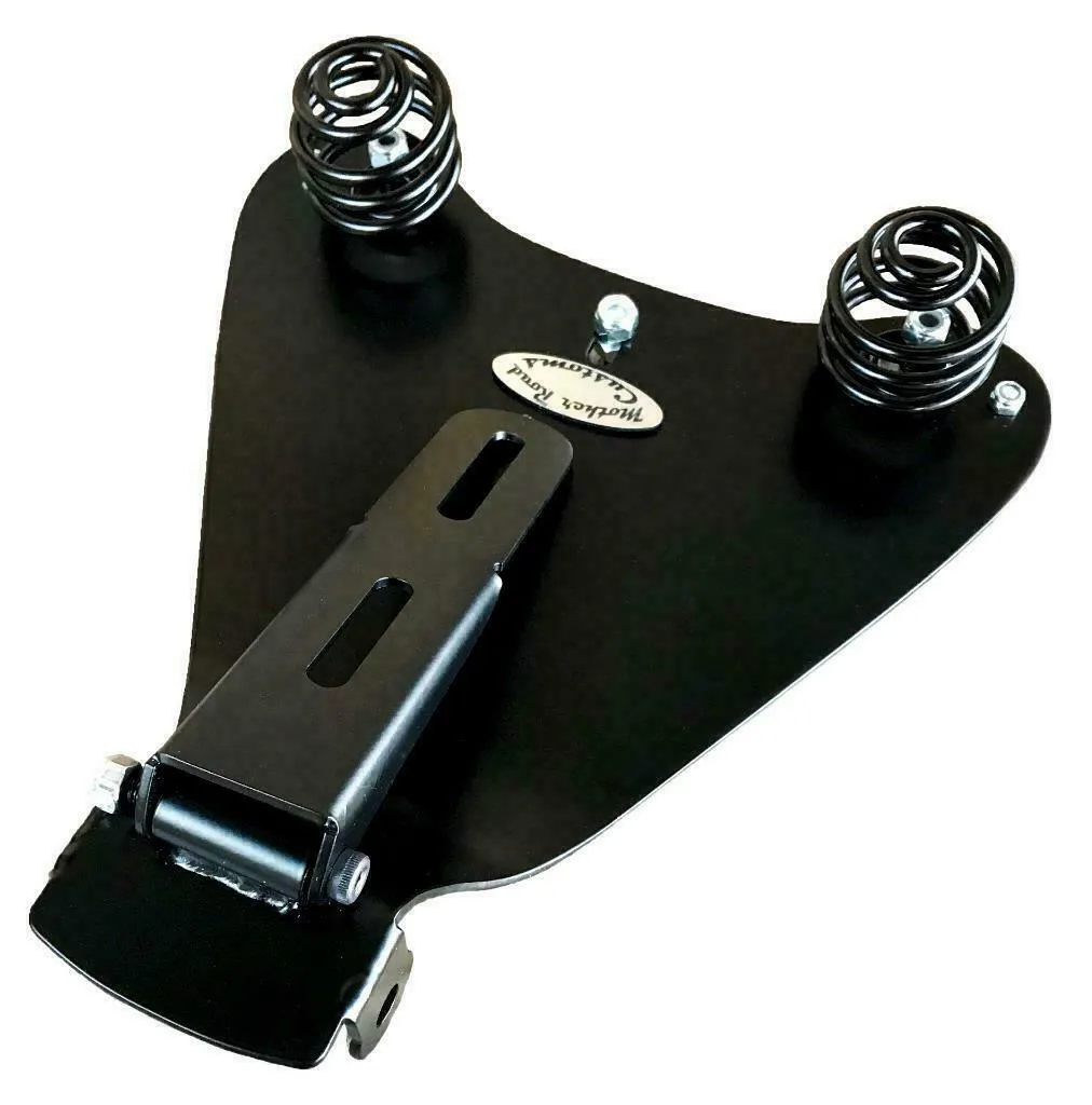 2010-2022 Sportster Harley Spring Solo Seat Mount Kit Ant Tan Tooled Leather bcs