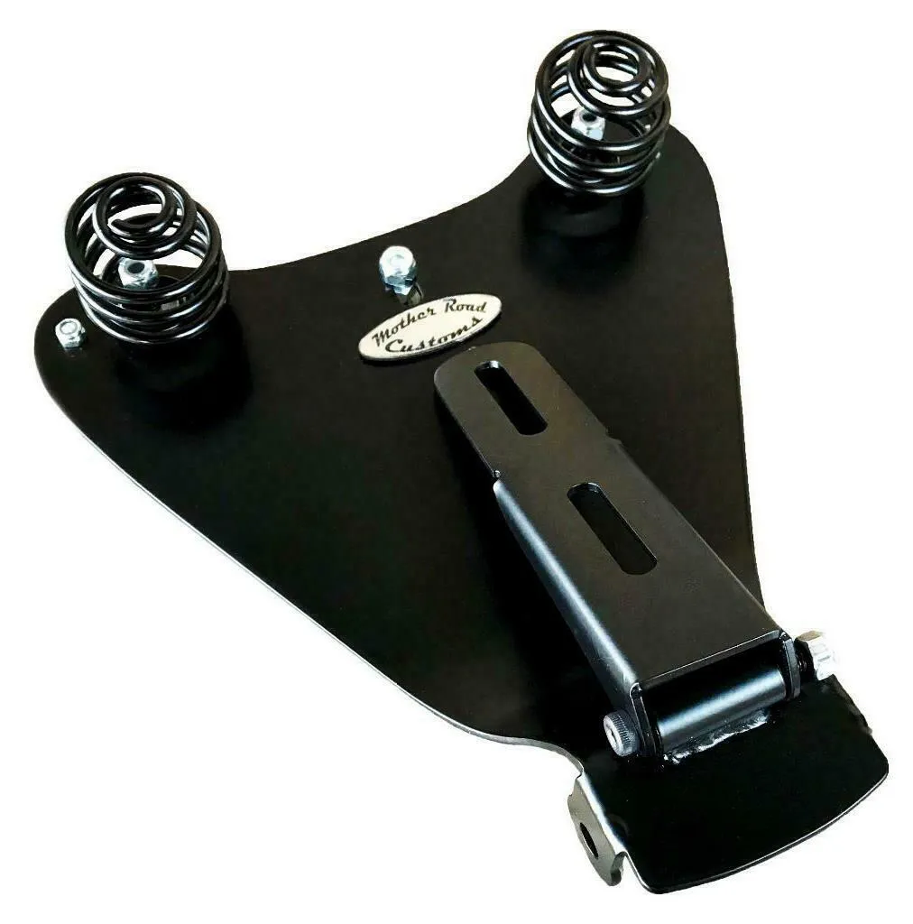 2010-2022 Sportster Harley Spring Solo Seat Mount Kit Ant Tan Tooled Leather bcs