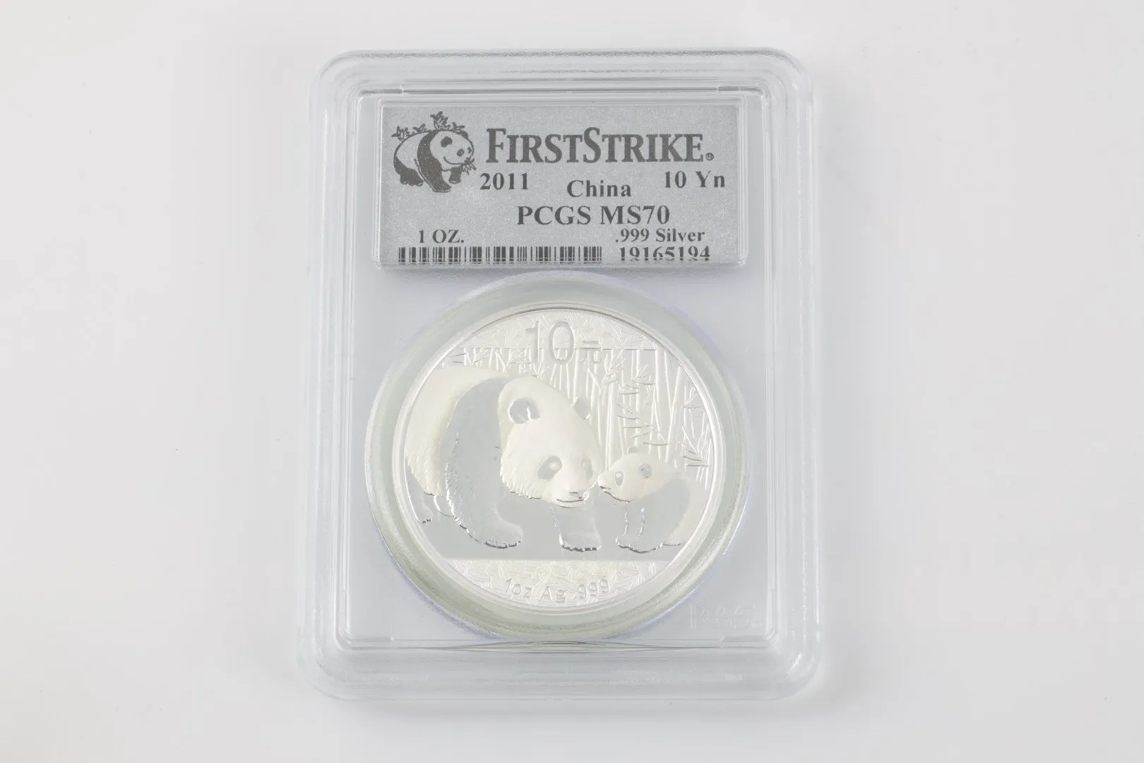 2011 Panda Coin 999 Silver (31.10g.)