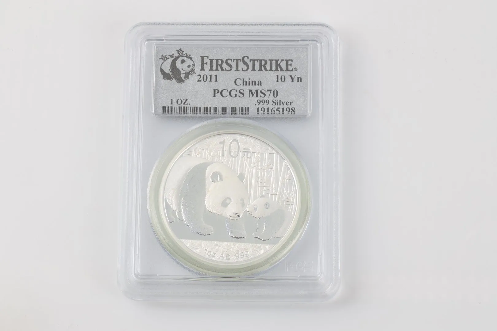 2011 Panda Coin 999 Silver (31.10g.)