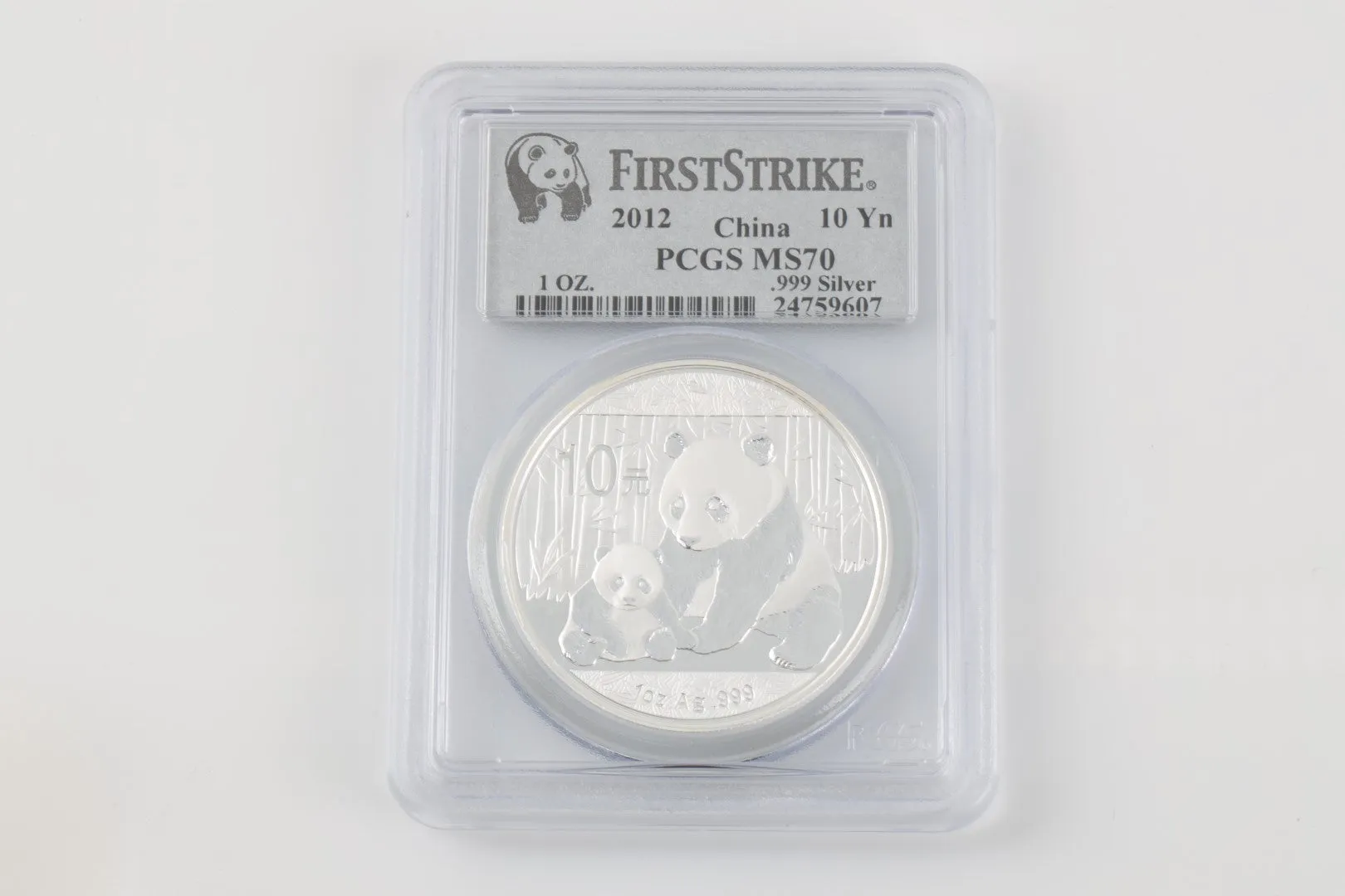 2012 Panda Coin 999 Silver (31.10g.)