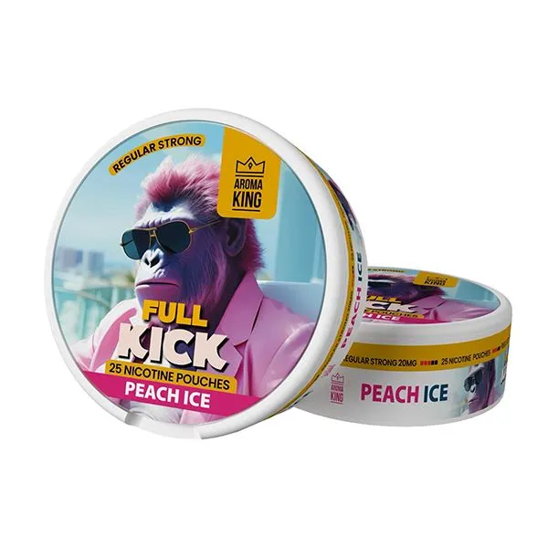 20mg Aroma King Full Kick Nicotine Pouches - 25 Pouches
