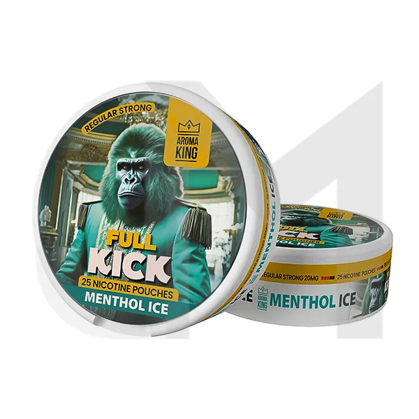 20mg Aroma King Full Kick Nicotine Pouches - 25 Pouches