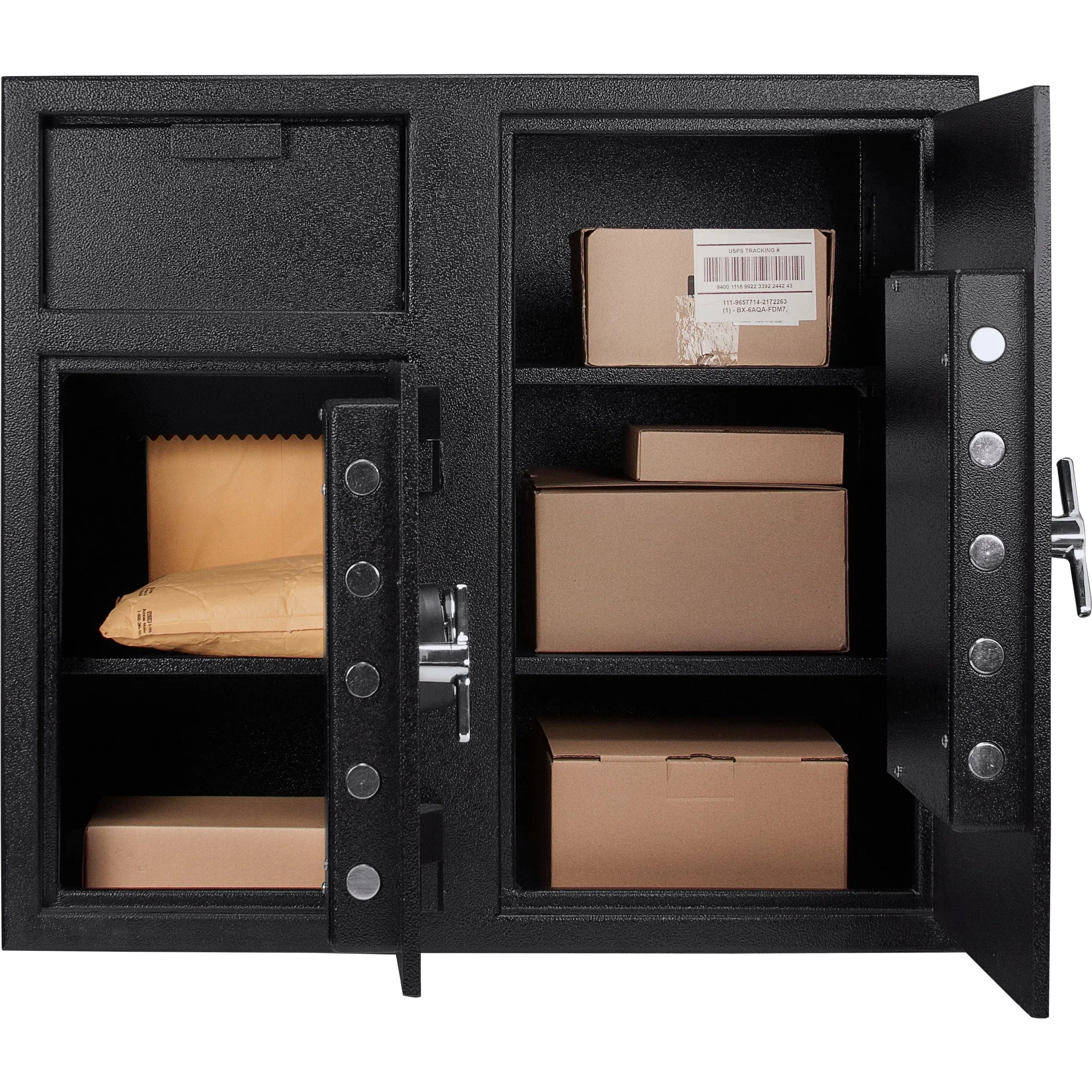 2.58/4.68 Cu. ft Dual Compartment Keypad Depository Safe | AX13316