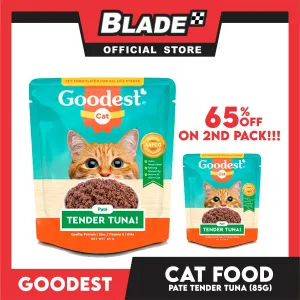 2pcs Goodest Cat Tender Tuna Pate 85g Wet Cat Food