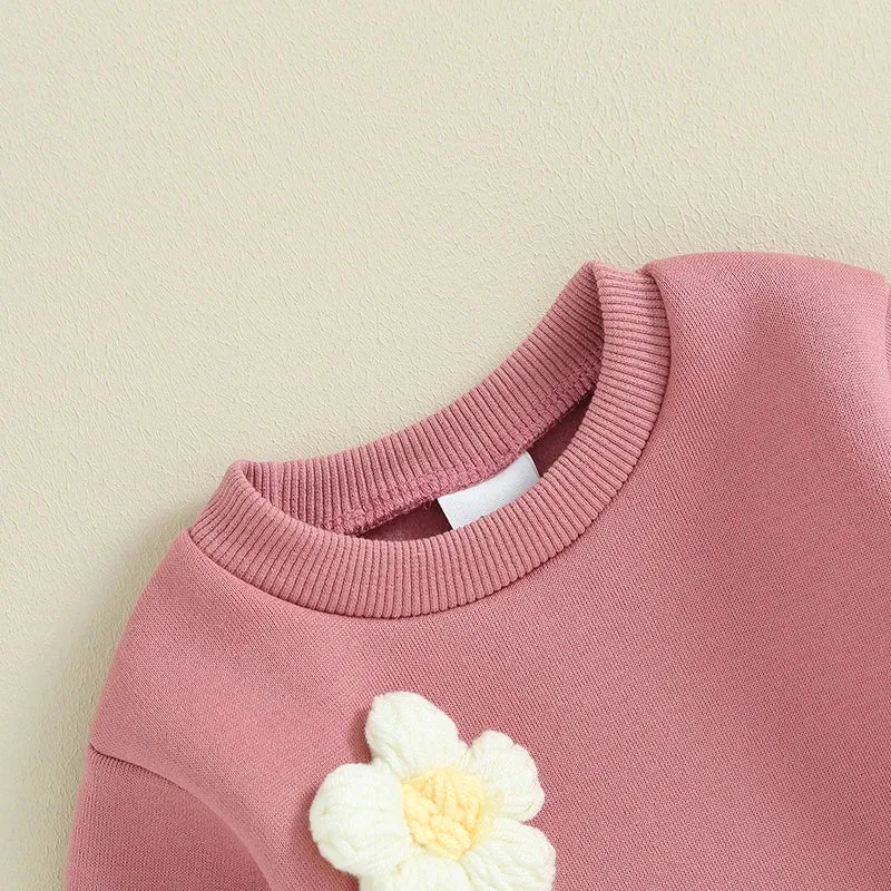 3D Flower Long sleeves