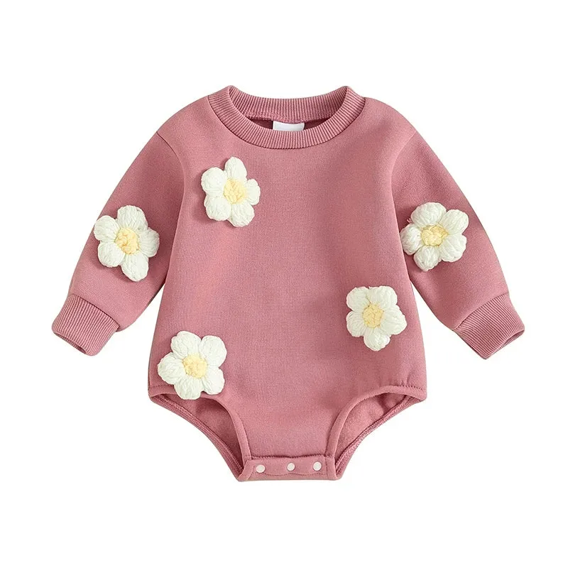 3D Flower Long sleeves