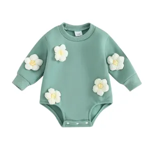 3D Flower Long sleeves