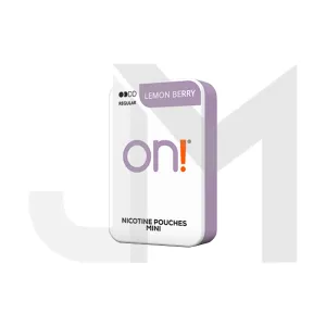 3mg On! Mini Regular Lemon Berry Nicotine Pouches - 20 Pouches