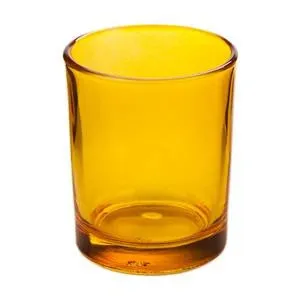 40 Pack Orange Glass Votive Tealight Candle Holders House Party Cenrepiece Xmas Wedding Decor Glass Candlestick Party Decorations Bridal Baby Shower Event