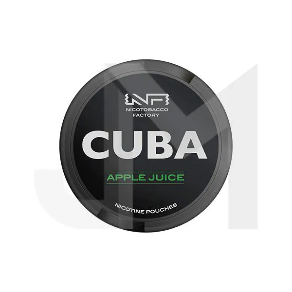 43mg CUBA Black Nicotine Pouches - 25 Pouches
