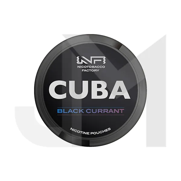 43mg CUBA Black Nicotine Pouches - 25 Pouches