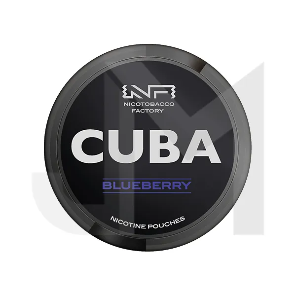 43mg CUBA Black Nicotine Pouches - 25 Pouches