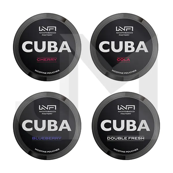 43mg CUBA Black Nicotine Pouches - 25 Pouches