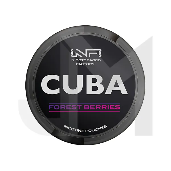 43mg CUBA Black Nicotine Pouches - 25 Pouches