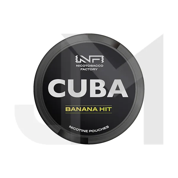 43mg CUBA Black Nicotine Pouches - 25 Pouches