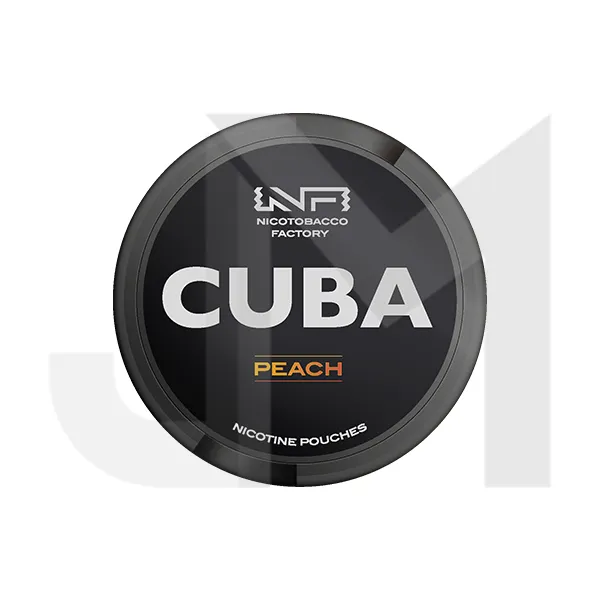 43mg CUBA Black Nicotine Pouches - 25 Pouches
