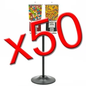 50 Double Supreme Gumball Machines