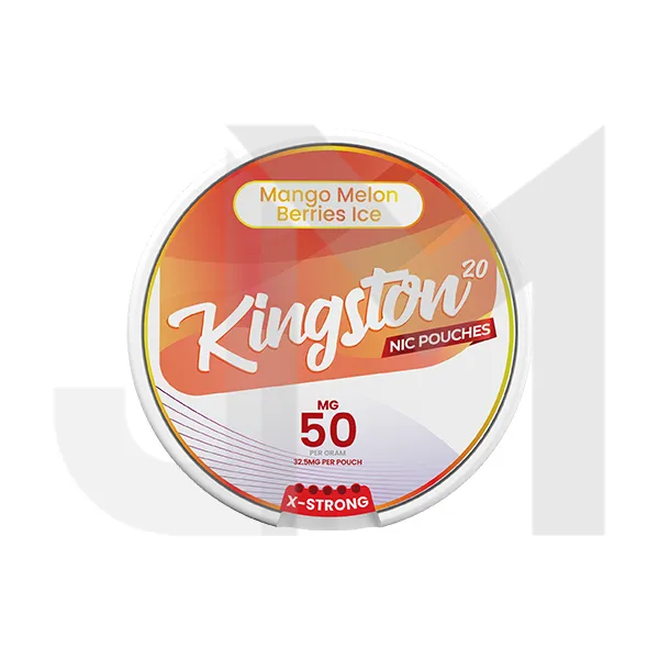 50mg Kingston Nicotine Pouches - 20 Pouches