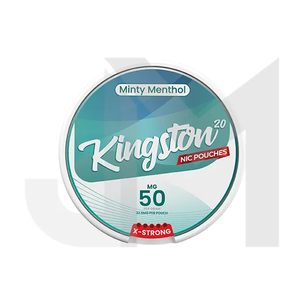 50mg Kingston Nicotine Pouches - 20 Pouches