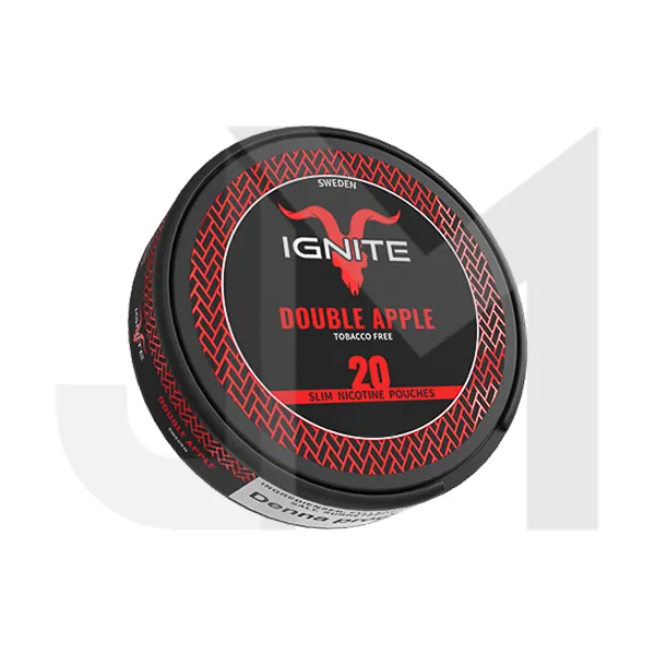 8mg Ignite Double Apple Slim Nicotine Pouch - 20 Pouches